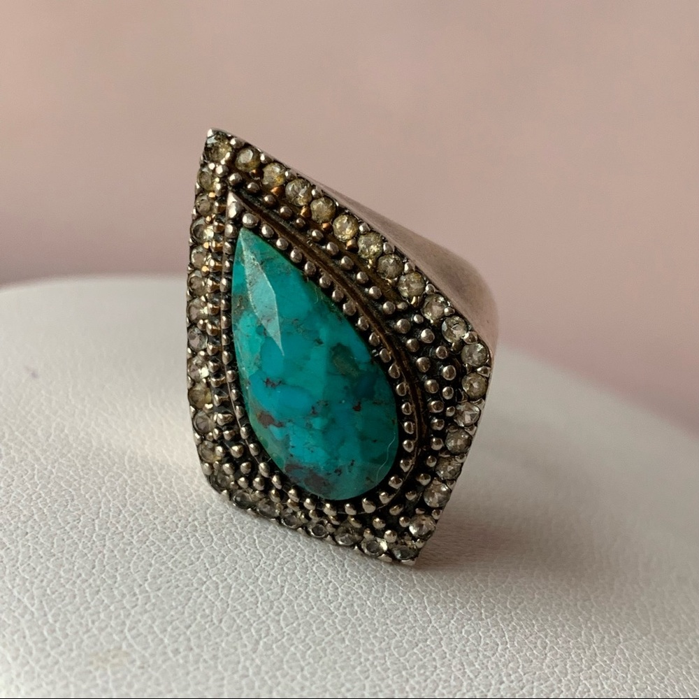 Sterling Silver Turqoise Ring - image 4